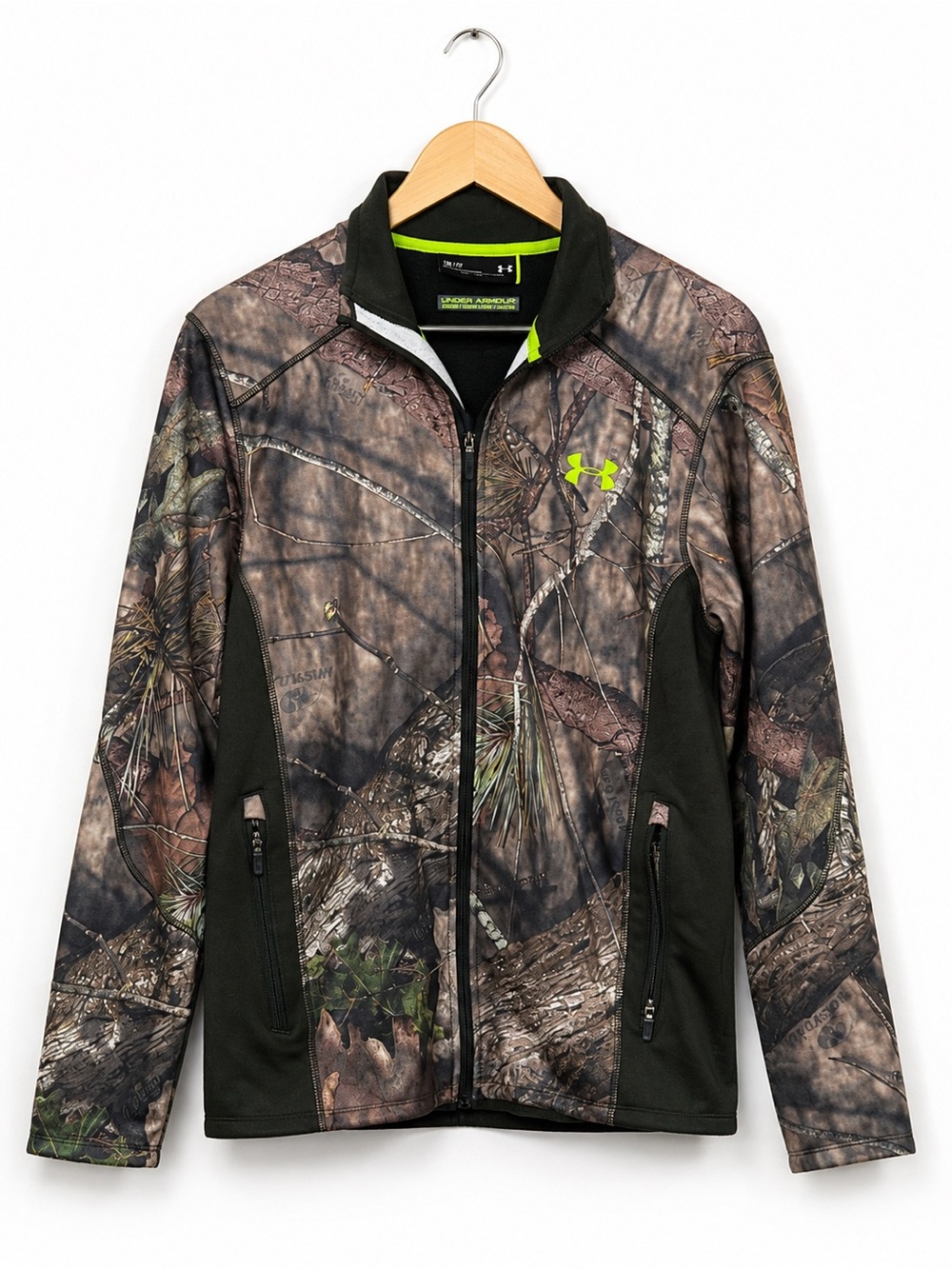 Under Armour Womens Hunting Jacket Talla S Small - Mossy Oak Camo Full Zip Venti